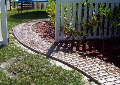 24 inch pathway Straw Buff - Charcoal Gray